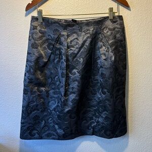 Brooks Brothers Skirt Size 6 black and gray pattern